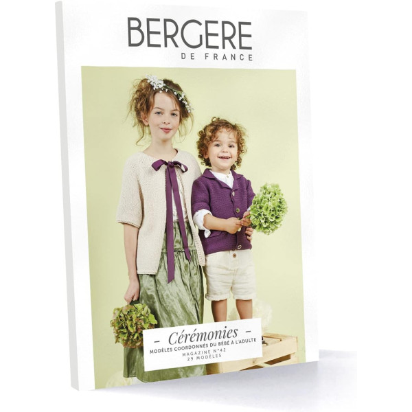 photo - Catalogue - Patrons pour tricot et crochet - Tenues de cérémonies - N°42 - Bergère de France