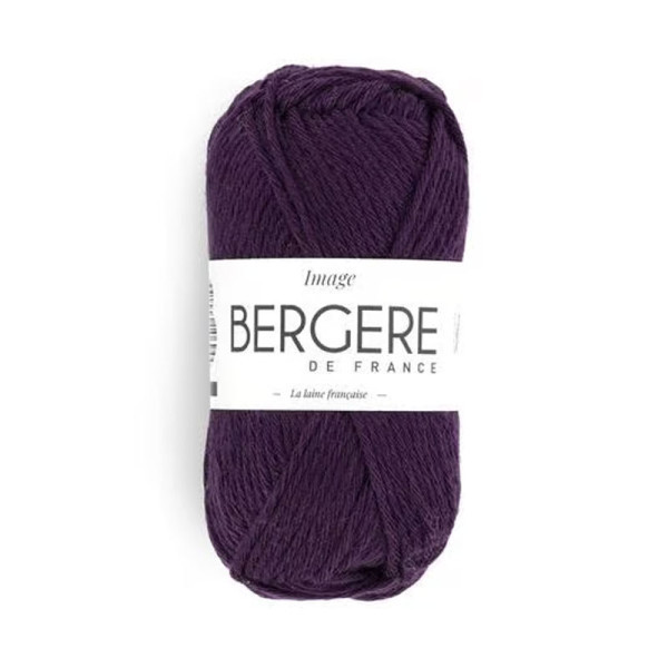 10 pelotes de laine - Violet - 50% Laine mérinos 50% acrylique - Bergère de France - Image