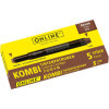 photo - Cartouches d'encre - Marron - Encre non effaçable - Pour stylo plume et roller - 5 grandes cartouches