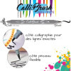 Feutres - Calligraphie - Double pointe - 2mm et pinceau - 5 couleurs classiques - Online