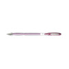 photo - Stylo encre gel rose métallisée pointe moyenne 0,7mm UniBall Signo