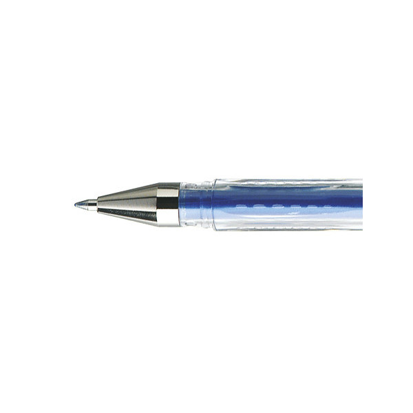 Stylo encre gel bleu métallisé pointe moyenne 0,7mm UniBall Signo