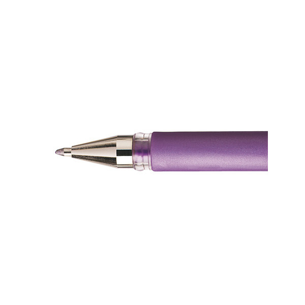 Stylo roller Uni-Ball Signo Broad Violet métallisé