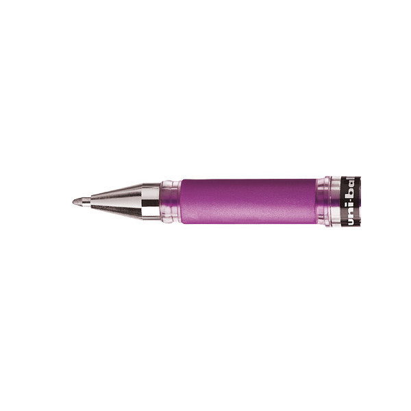 Stylo roller Uni-Ball Signo Broad Rose métallisé
