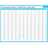 Planning Perpétuel Effaçable Hebdomadaire Et Annuel Scolaire 42X32Cm | Surdiscount