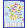 Fiche Mémo Souple Géographie France Administrative Et Physique 26,5 X 20,5 Cm pas cher