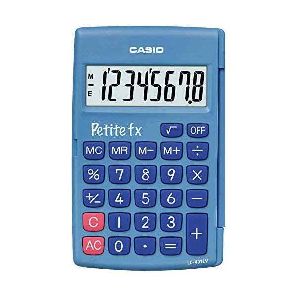 Calculatrice Scolaire Petite Fx Casio Bleue | Surdiscount