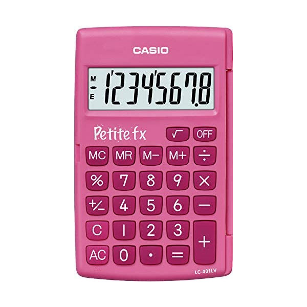 Calculatrice Scolaire Petite Fx Casio Rose | Surdiscount