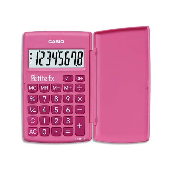 Calculatrice Scolaire Petite Fx Casio Rose pas cher