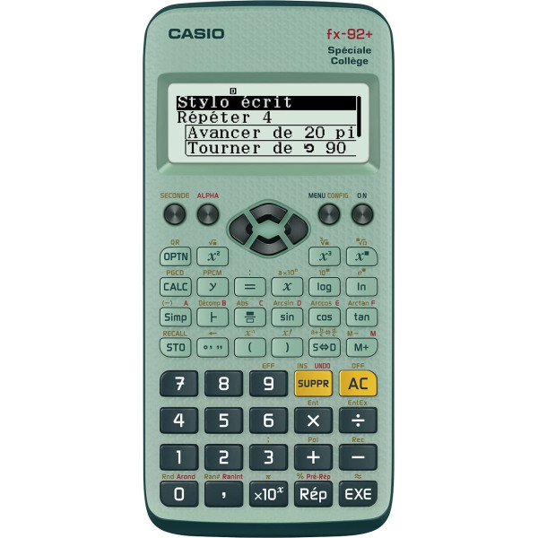 CALCULATRICE CASIO FX 92 COLLÈGE 2D+ | à seulement 19,99 €