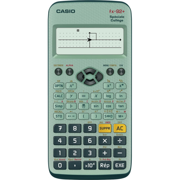 Acheter CALCULATRICE CASIO FX 92 COLLÈGE 2D+