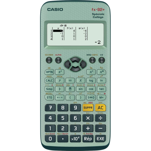 Acheter CALCULATRICE CASIO FX 92 COLLÈGE 2D+ pas cher