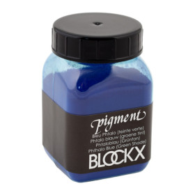 photo-Pigment en poudre - Bleu Phtalo teinte verte - 59 - Blockx - Pot de 100g
