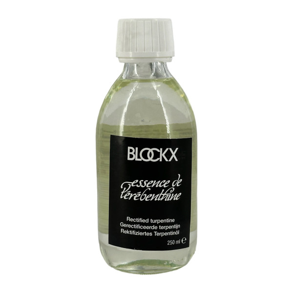 photo - Essence de térébenthine - Peinture à l'huile - Diluant - Blockx - Flacon 250ml
