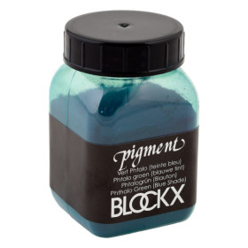 photo-Pigment en poudre - Vert phtalo teinte bleu - 11 - Blockx - Pot de 100g