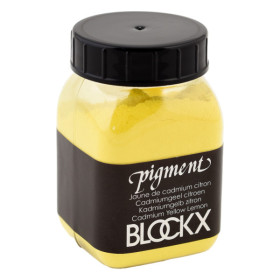 photo-Pigment en poudre - Jaune de cadmium citron - 16 - Blockx - Pot de 100g