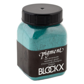 photo-Pigment en poudre - Vert émeraude - 18 - Blockx - Pot de 100g