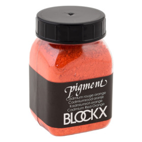 photo-Pigment en poudre - Cadmium rouge orange - 19 - Blockx - Pot de 100g
