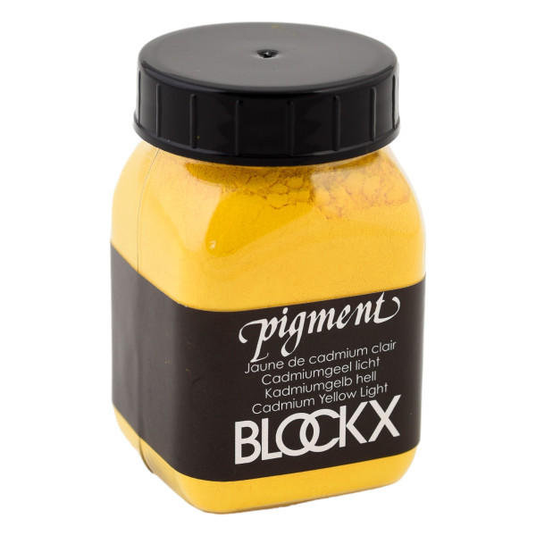 photo-Pigment en poudre - Jaune de cadmium clair - 33 - Blockx - Pot de 100g