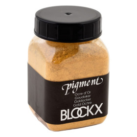 photo-Pigment en poudre - Ocre d'or - 38 - Blockx - Pot de 100g