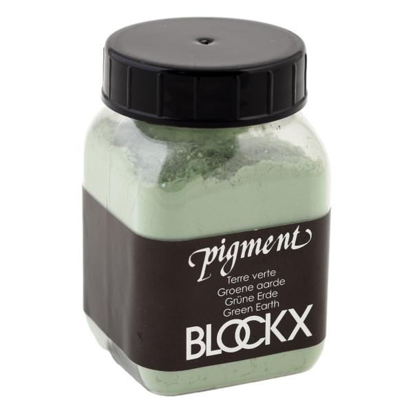 photo-Pigment en poudre - Terre verte - 55 - Blockx - Pot de 100g