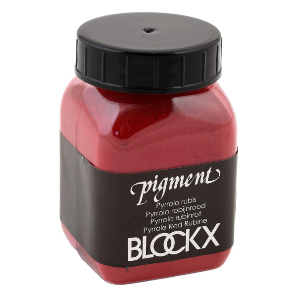 photo-Pigment en poudre - Pyrrolo rubis - 62 - Blockx - Pot de 100g