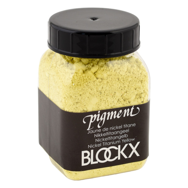 photo-Pigment en poudre - Jaune de nickel titane - 68 - Blockx - Pot de 100g