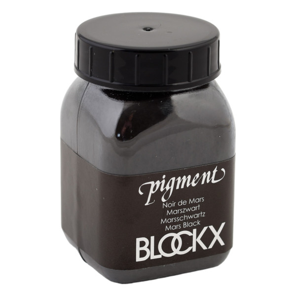 photo-Pigment en poudre - Noir de Mars - 72 - Blockx - Pot de 100g