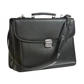 Cartable Affaire - 3 Compartiments - Noir - Cristo pas cher
