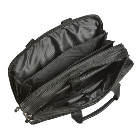 Sacoche Ordinateur 15 Pouces - 3 Compartiments - Noir - Cristo | Surdiscount