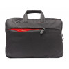 Sacoche Ordinateur 17 Pouces - 3 Compartiments - Noir/Rouge - Cristo | Surdiscount