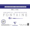 Bloc Aquarelle Fontaine Grain 1/2 Satiné - 18X26Cm - 300G - Clairefontaine pas cher