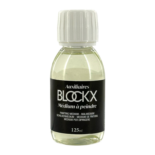 photo - Médium à peindre - Peinture à l'huile - Blockx - Flacon 125ml