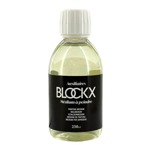photo - Médium à peindre - Peinture à l'huile - Blockx - Flacon 250ml
