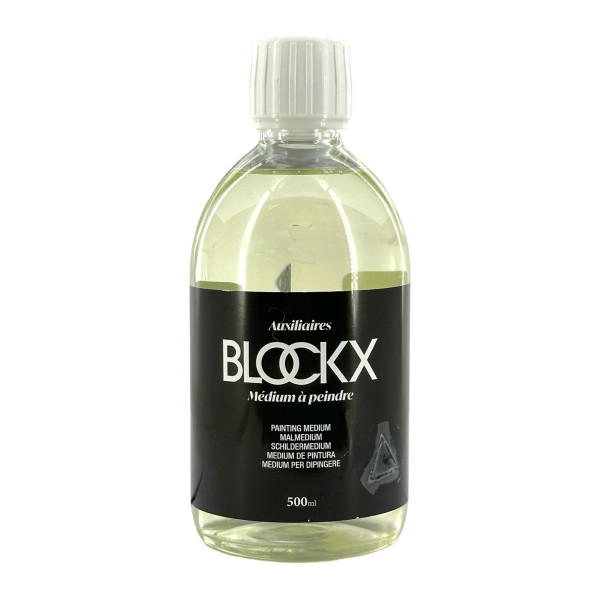 photo - Médium à peindre - Peinture à l'huile - Blockx - Flacon 500ml