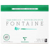 Bloc Aquarelle Fontaine Grain Torchon - 24X30Cm - 300G - Clairefontaine pas cher