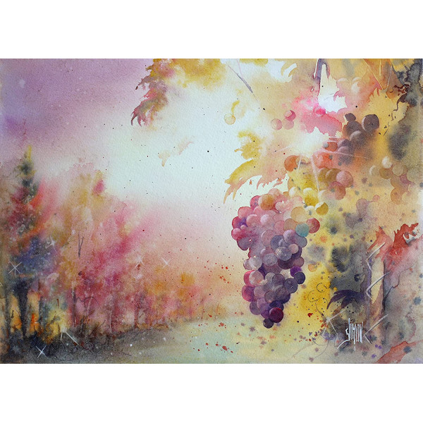 Acheter Bloc Aquarelle Fontaine Grain Torchon - 24X30Cm - 300G - Clairefontaine