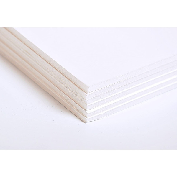 Lot De 6 Cartons Plume - 50X65 Cm - 3Mm - Blanc - Clairefontaine 50X | Surdiscount