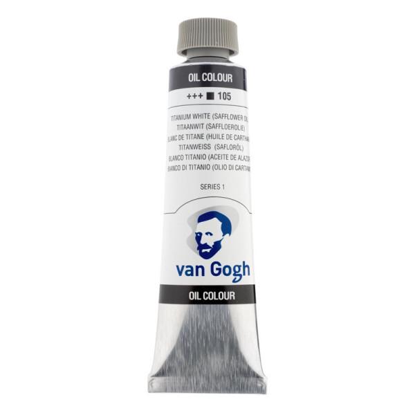 photo-Peinture à l'huile - Blanc de titane - 105 - A l'huile de carthame - Van Gogh - 40ml