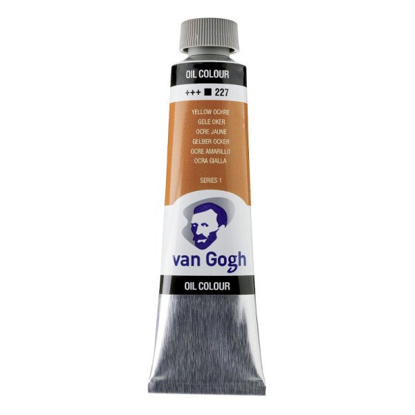 photo-Peinture à l'huile - Ocre Jaune - 227 - A l'huile de carthame - Van Gogh - 40ml