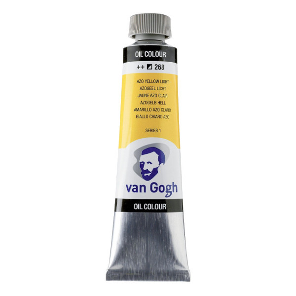 photo-Peinture à l'huile - Jaune Azo Clair - 268 - A l'huile de carthame - Van Gogh - 40ml