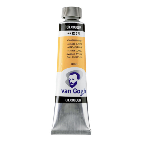 photo-Peinture à l'huile - Jaune Azo Foncé - 270 - A l'huile de carthame - Van Gogh - 40ml