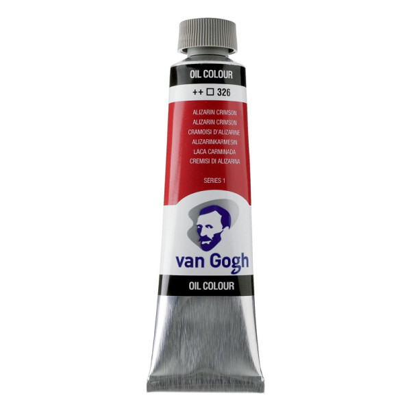photo-Peinture à l'huile - Cramoisi d'Alizarine - 326 - A l'huile de carthame - Van Gogh - 40ml