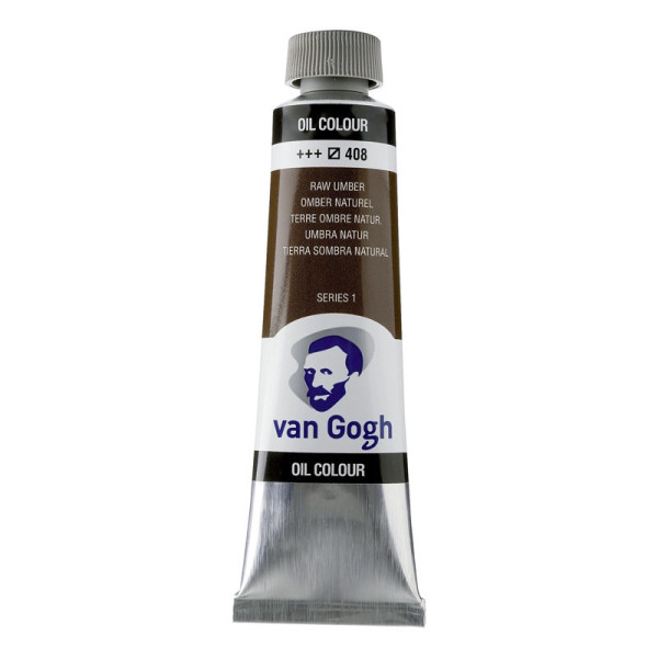 photo-Peinture à l'huile - Terre d'Ombre Naturelle - 408 - A l'huile de carthame - Van Gogh - 40ml