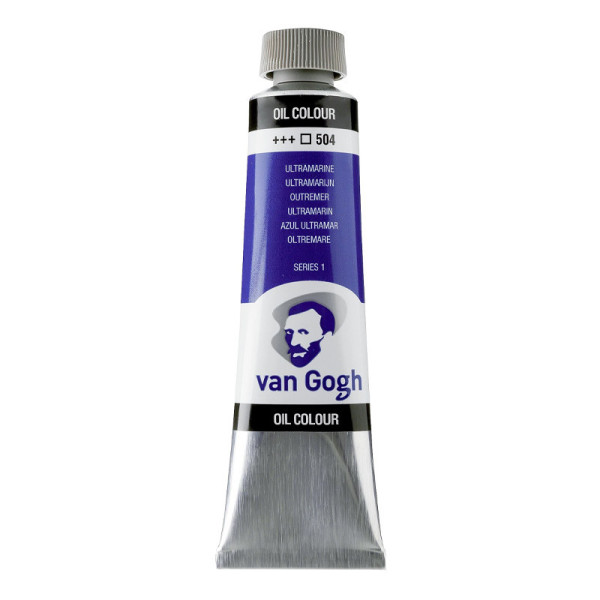 photo-Peinture à l'huile - Outremer - 504 - A l'huile de carthame - Van Gogh - 40ml