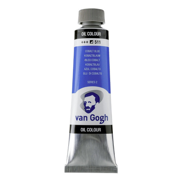 photo-Peinture à l'huile - Bleu de Cobalt - 511 - A l'huile de carthame - Van Gogh - 40ml