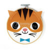 Canevas - Enfant - Point de croix - Petit chat - 18x18cm - Avec tambourin