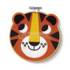 Canevas - Enfant - Point de croix - Petit tigre - 18x18cm - Avec tambourin
