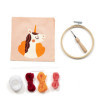 Canevas - Punch Needle - Licorne - Enfant - Avec tambour et accessoires