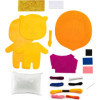 Personnage en feutrine - A coudre - Richard le lion - Kit complet - Dès 6 ans